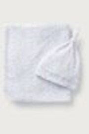 The White Company 100% Cotton Spring Berries Reversible White Blanket And Hat Set - Image 1 of 1
