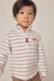 The White Company 100% Cotton London Bus Rugby White Top - Image 1 of 1