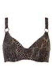 Zwart/goud - Pour Moi Samoa Bikini Top - Image 1 of 1