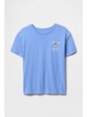 Gap Blue Stitch Disney Oversized Graphic T-Shirt (4-13yrs) - Image 1 of 1