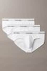 Белый - Calvin Klein 3 Пакет трусов - Значок Хлопок Стрейч - Image 1 of 1