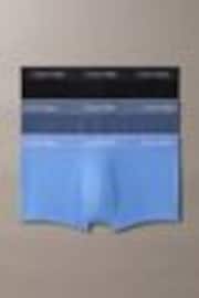 Black/Mid Blue/Light Blue - Набор из 3 транжиров с заниженной талией Calvin Klein - Значок Хлопок Стрейч - Image 1 of 1