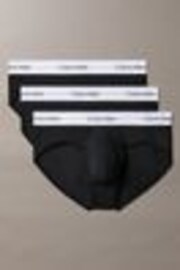 Calvin Klein Black 3 Pack Briefs - Icon Cotton Stretch - Image 1 of 1