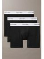 Calvin Klein Black 3 Pack Boxer Briefs - Icon Cotton Stretch - Image 1 of 1