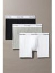 Calvin Klein Grey 3 Pack Boxer Briefs - Icon Cotton Stretch - Image 1 of 1