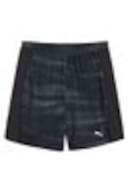 Puma Black Mens VELOCITY All-Over Print 7" Running Shorts - Image 1 of 1