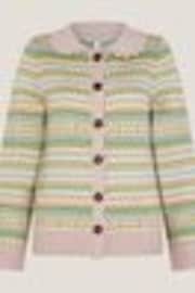 Monsoon Fawn Fair Isle Pattern Cardigan - Изображение 1 из 1