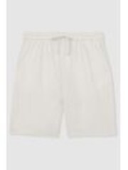 Reiss Stone Barges Linen Drawstring Shorts - Image 1 of 1