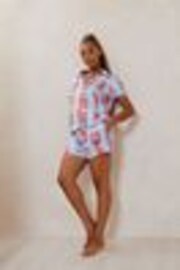 Azul cielo - Chelsea Peers Fun Print Short Pyjamas Set - Imagen 1 de 1