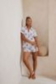 Chelsea Peers White Chrome Fun Print Short Pyjamas Set - Image 1 of 1