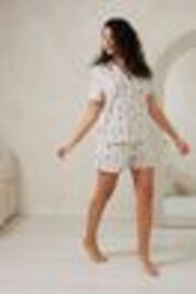 Chelsea Peers White Ground Fun Print Short Pyjamas Set - Image 1 of 1