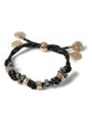 Aela Bungee Cord Beaded Black Bracelet - Image 1 of 1