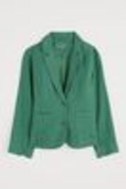 Seasalt Cornwall Green Blinker Linen Blazer - Image 1 of 1