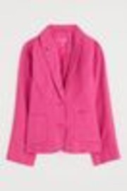 Seasalt Cornwall Pink Blinker Linen Blazer - Image 1 of 1
