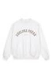 Chelsea Peers White 100% Cotton Embroidered Logo Sweatshirt - Image 1 of 1