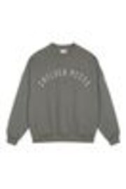 Verde - Chelsea Peers 100% Cotton Embroidered Logo Sweatshirt - Imagen 1 de 1