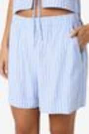 NOISY MAY Blue Stripe Shorts - Image 1 of 1