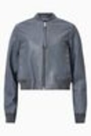 AllSaints Turbulence Grey Orten Bomber Jacket - Image 1 of 1