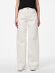 PIECES White High Waist Wide Leg Jeans - Image 1 of 1