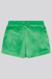 Juicy Couture Green Girls Velour Fold Up Shorts - Image 1 of 1