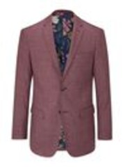 Skopes Red Slim Fit Jodrell Tweed Effect Suit Jacket - Image 1 of 1