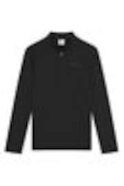 Puma Black Mens Slim Fit Train Quarter Zip Top - Image 1 of 1