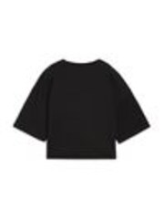 Puma Black Oversized Womens Wardrobe Ess Short T-Shirt - Image 1 of 1