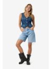 Azul de Chrome - NOISY MAY Loose Bermuda 100% Cotton Shorts - Imagen 1 de 1