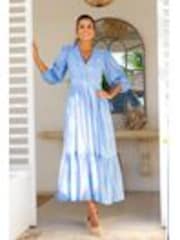 Aspiga Blue Annie Maxi 100% Cotton Dress - Image 1 of 1