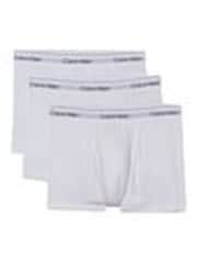 Calvin Klein White Calvin Klein 3 Pack Boxers Trunks - Icon Cotton Stretch - Image 1 of 1