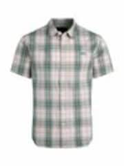 Weird Fish Green Judd Short Sleeve 100% Cotton Check Shirt - Image 1 of 1