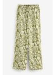 Threadbare Green Jersey Wide Leg Trousers - Image 1 of 1