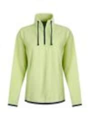 Weird Fish Green Odina Quarter Zip Textured Fleece - Image 1 of 1