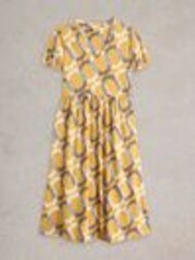 White Stuff Yellow Leah Jersey Dress - Image 1 of 1