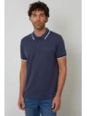 Threadbare Jetted Pocket Interlock 100% Cotton Polo Shirt - صورة 1 من 1