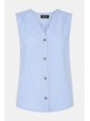 Azul - Camiseta de tirantes de lino 100% Laura de Whistles - Imagen 1 de 1