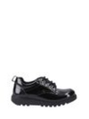 Hush Puppies Junior Keeley Lace Up Patent Black Shoes - Image 1 of 1