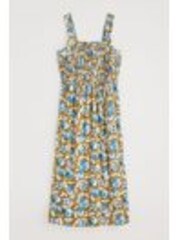 Seasalt Cornwall Yellow Summer Buoy Jersey Smocked Dress - Image 1 of 1