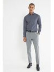 River Island Grey Muscle Fit Textured Shirt - Image 1 of 1