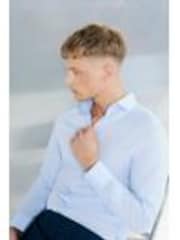River Island Blue Slim Fit Formal Shirt - Image 1 of 1