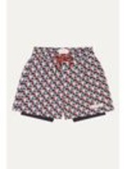 Southwood Quick Dry Fish Print Swim Shorts - Image 1 of 1
