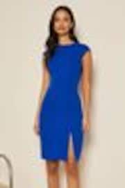 Friends Like These Cobalt Blue Tailored Panel Shift Dress - Image 1 of 1