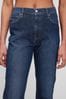 River Island 90's high rise ripped jeans in light authentic blue