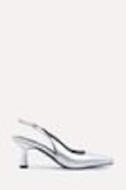 Linzi Silver Presley Stiletto Pointed Court Heels - Image 1 of 1