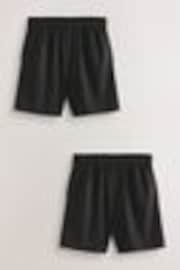 Black 2 Pack Sports Shorts (3-16yrs) - Image 1 of 1