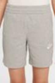 Nike Dark Grey Heather 100% Cotton Sportswear Club Shorts - Image 1 of 1
