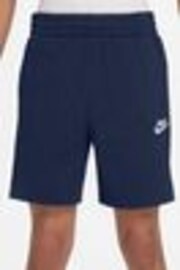 Nike Midnight Navy 100% Cotton Sportswear Club Shorts - Image 1 of 1