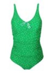 Pour Moi Green Scoop Neck Tummy Control Swimsuit - Image 1 of 1