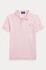 Polo Pink Shirt With Contrasting Detail