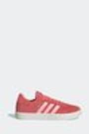 adidas Red VL Court 3.0 Trainers - Image 1 of 1